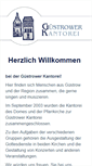 Mobile Screenshot of guestrower-kantorei.de